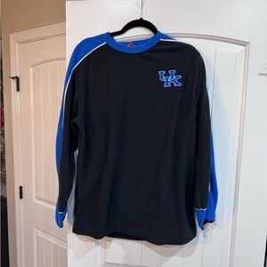 UK Wildcats Nike Black and Royal Blue Fleece Pullover